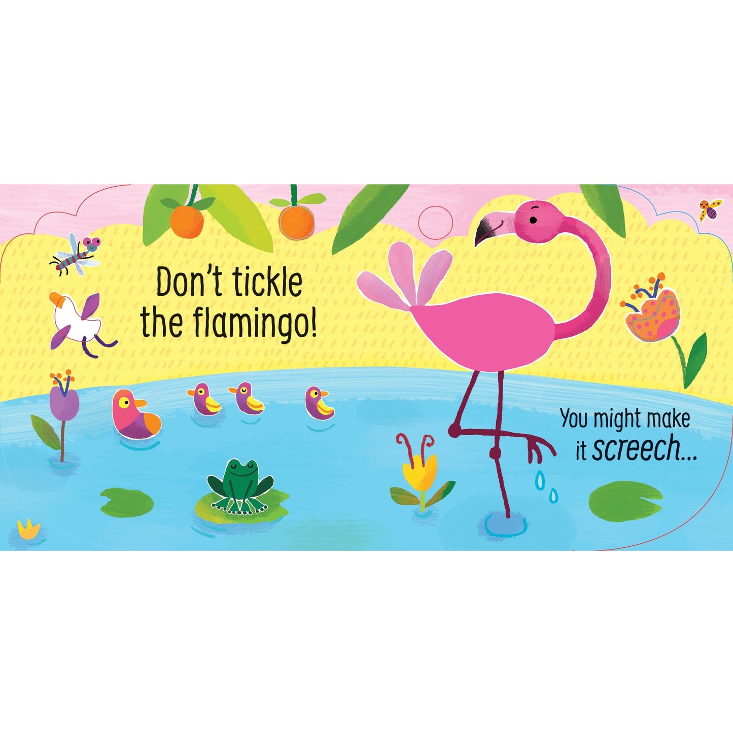 Usborne Don't Tickle the Crocodile! Touchy-Feely Sound Book 鱷魚搔搔癢！絨毛觸摸發聲書