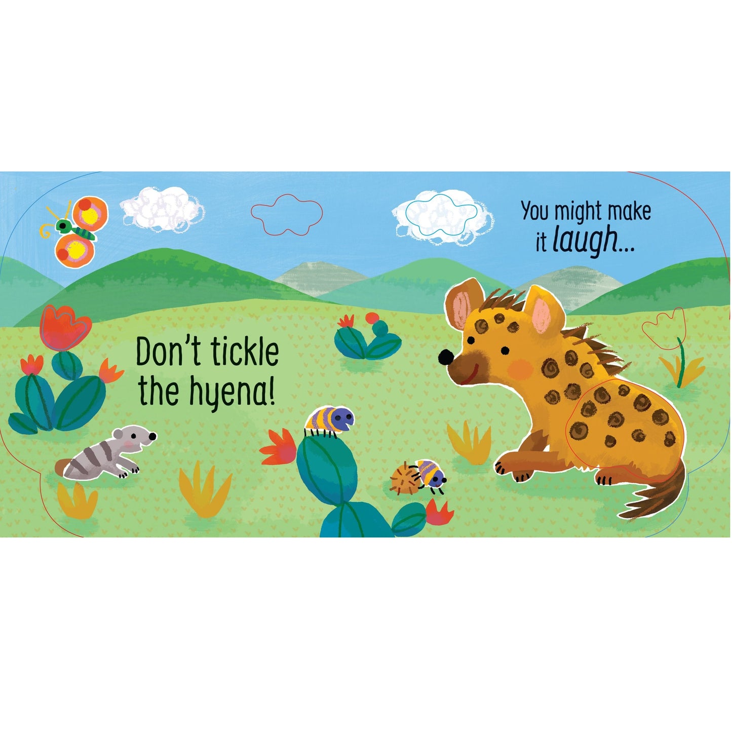 Usborne Don't Tickle the Monkey! Touchy-Feely Sound Book 猴子搔搔癢！絨毛觸摸發聲書