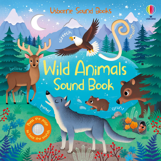 Usborne Wild Animals Sound Book 野生動物觸摸發聲書