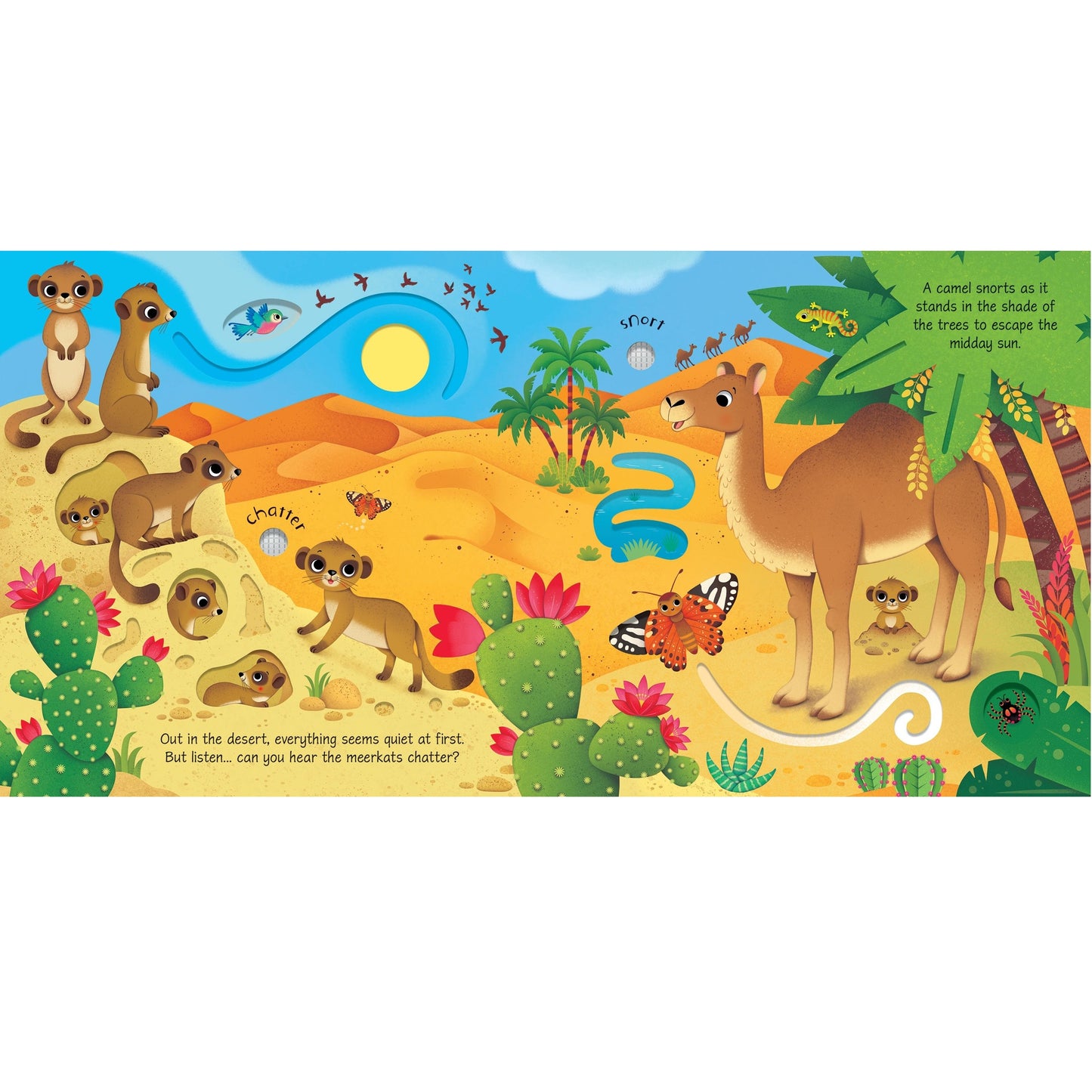 Usborne Wild Animals Sound Book 野生動物觸摸發聲書