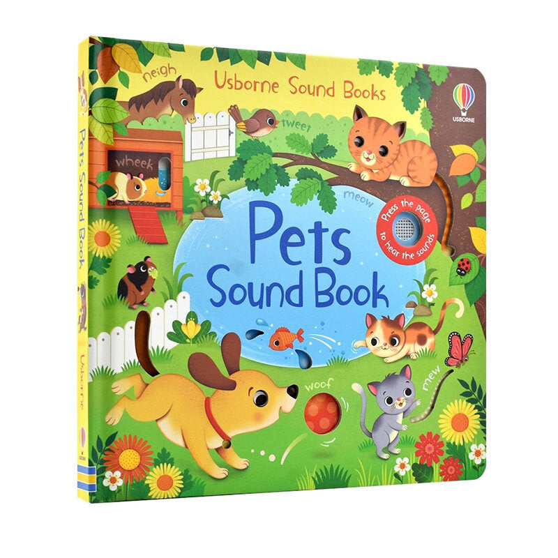 Usborne 寵物的聲音觸摸發聲書 Pets Sound Book