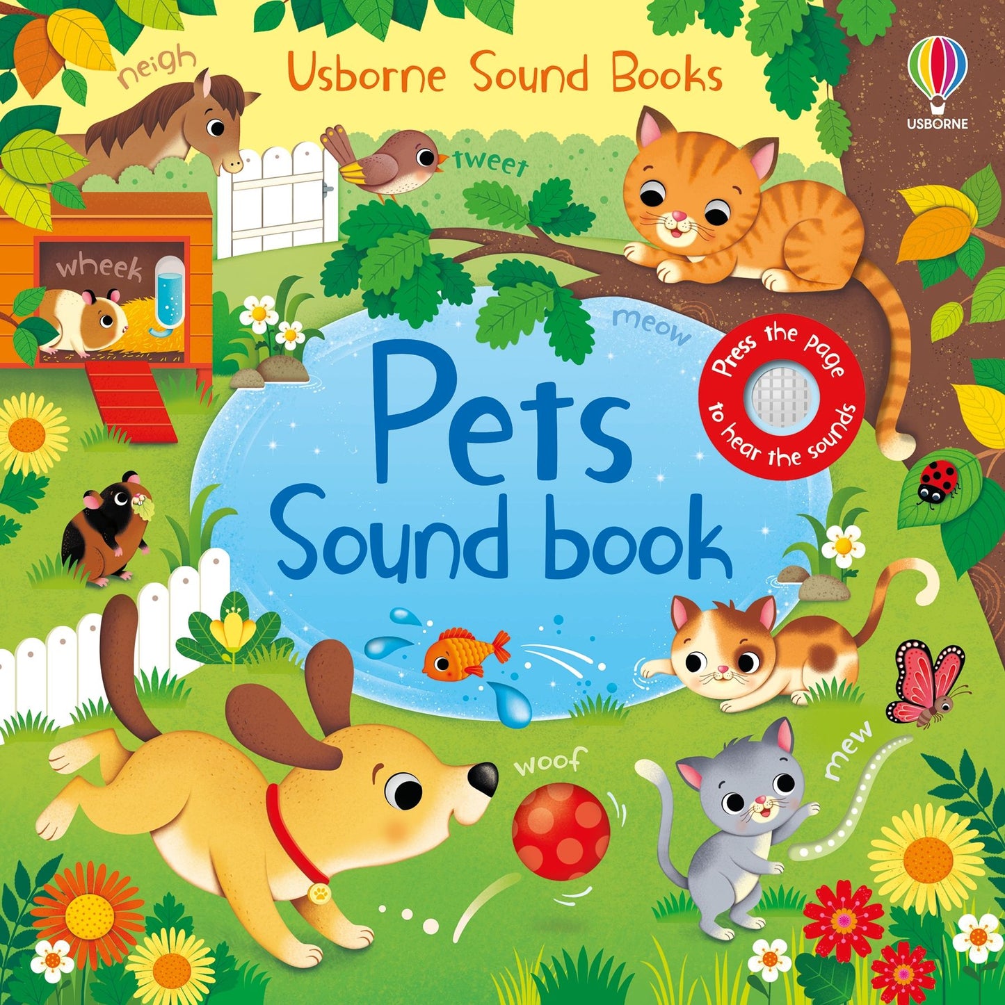 Usborne Pets Sound Book 寵物觸摸發聲書