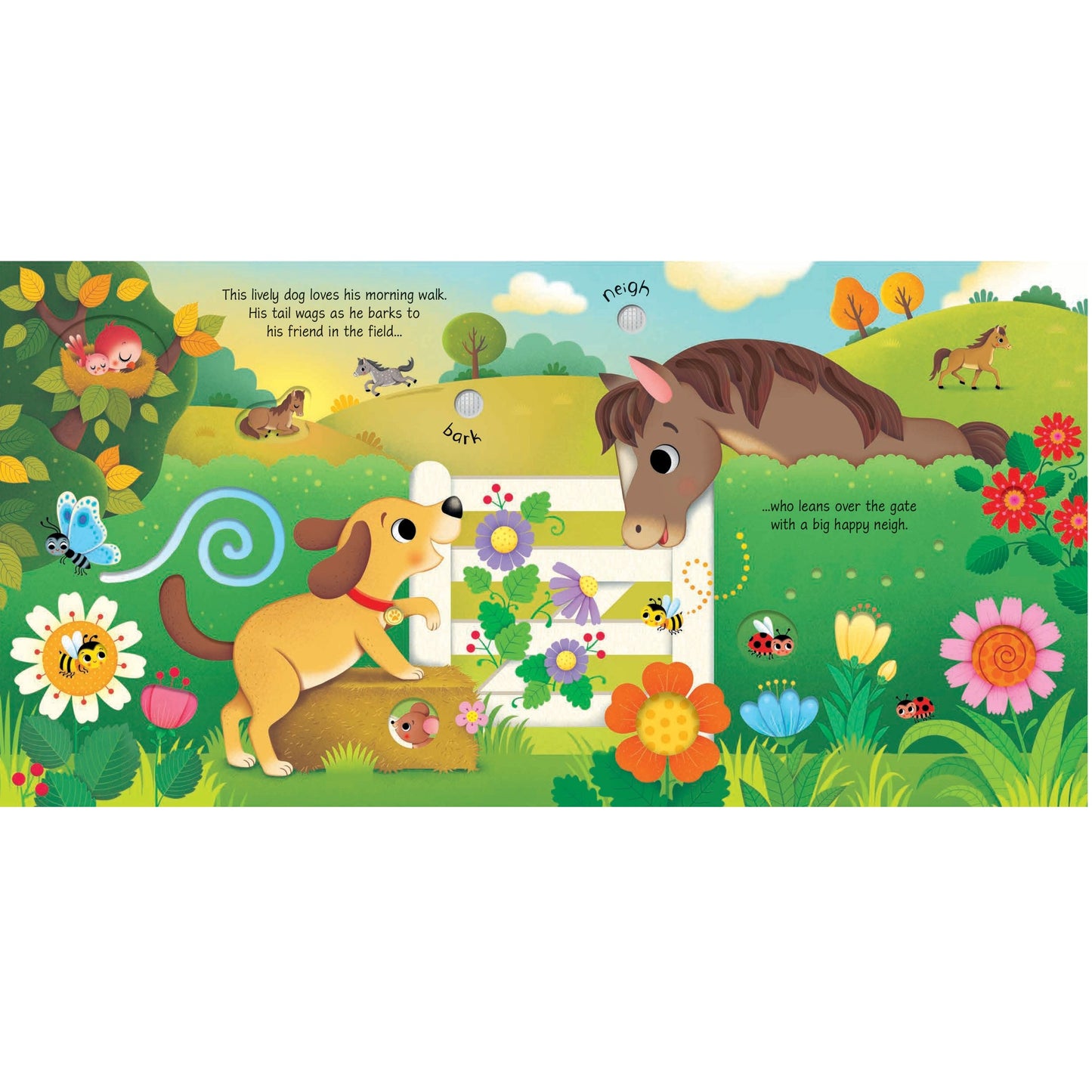 Usborne Pets Sound Book 寵物觸摸發聲書