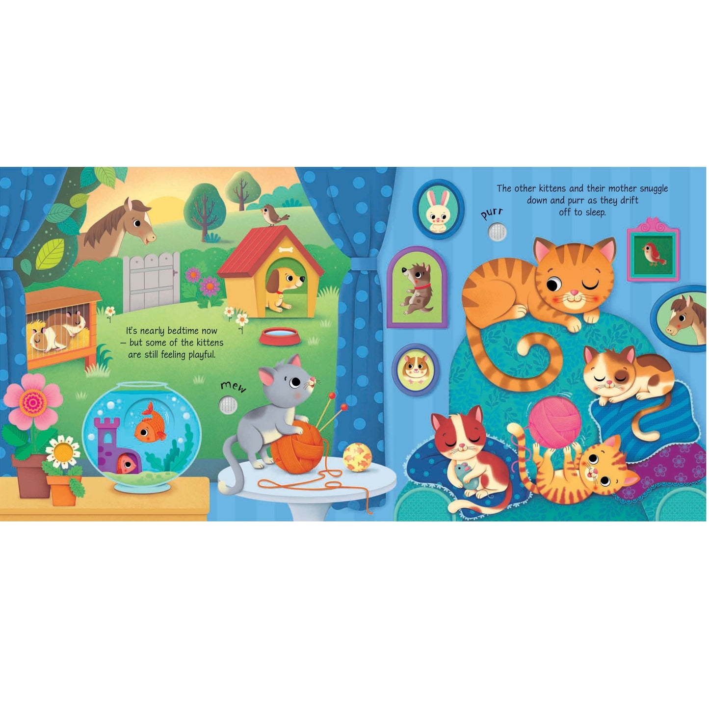 Usborne Pets Sound Book 寵物觸摸發聲書