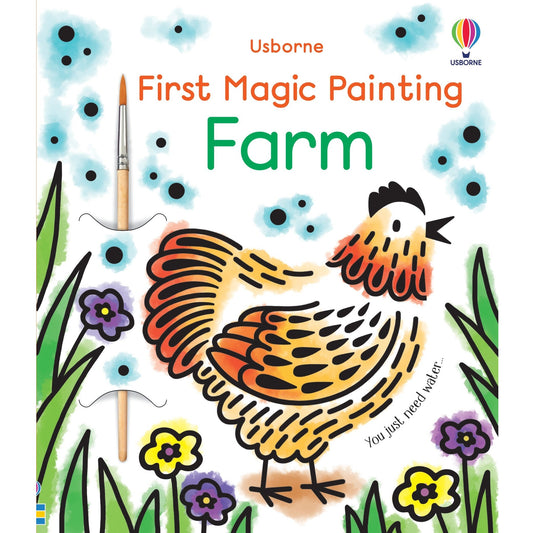 Usborne First Magic Painting Farm 我的第一本神奇水畫書：農場