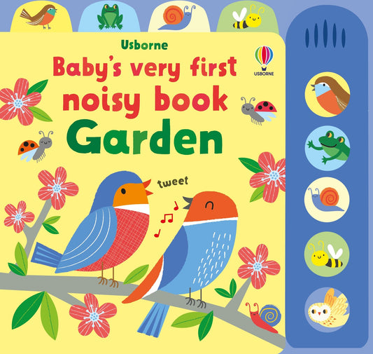 Usborne Baby's Very First Noisy Book Garden 寶寶的第一本發聲書：花園