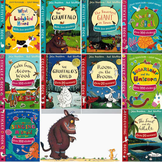 The Gruffalo and Friends 10 Books Activity Collection – Paperback 咕嚕牛與朋友們 10本活動書套裝 – 平裝本