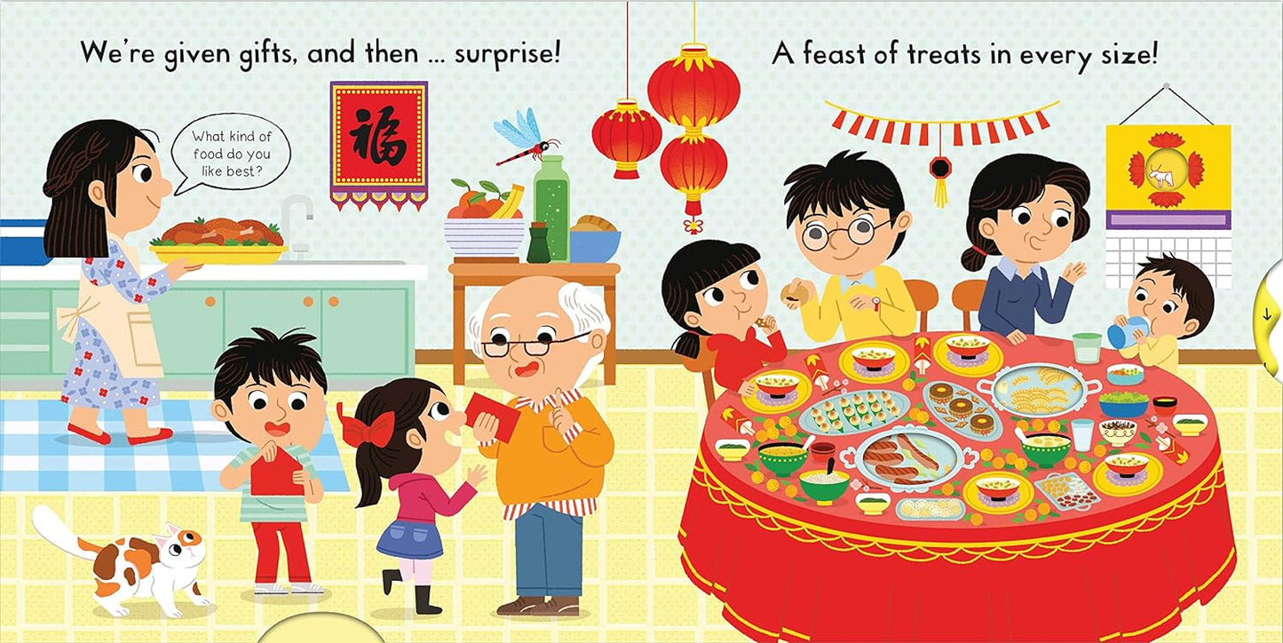 Busy Chinese New Year Push, Pull & Slide Board Book