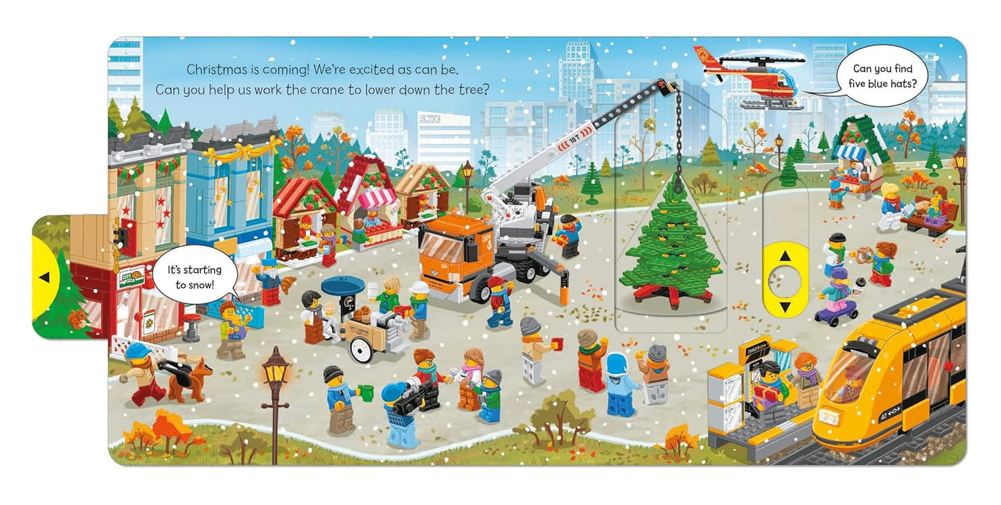 LEGO City Merry Christmas: A Push, Pull and Board book