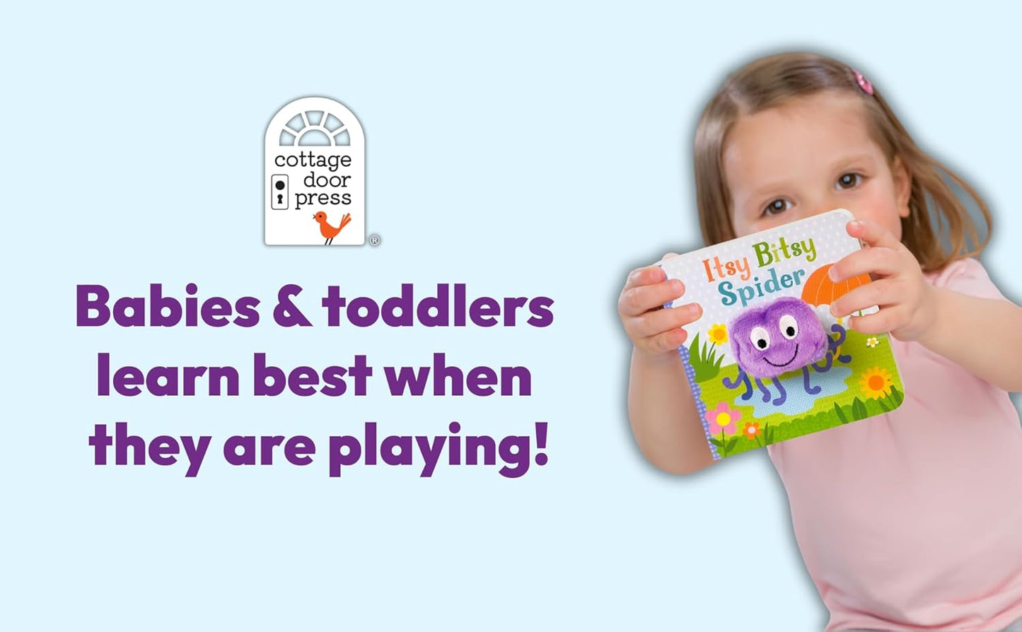 Itsy Bitsy Spider Finger-Puppet Book 小小蜘蛛手指偶書