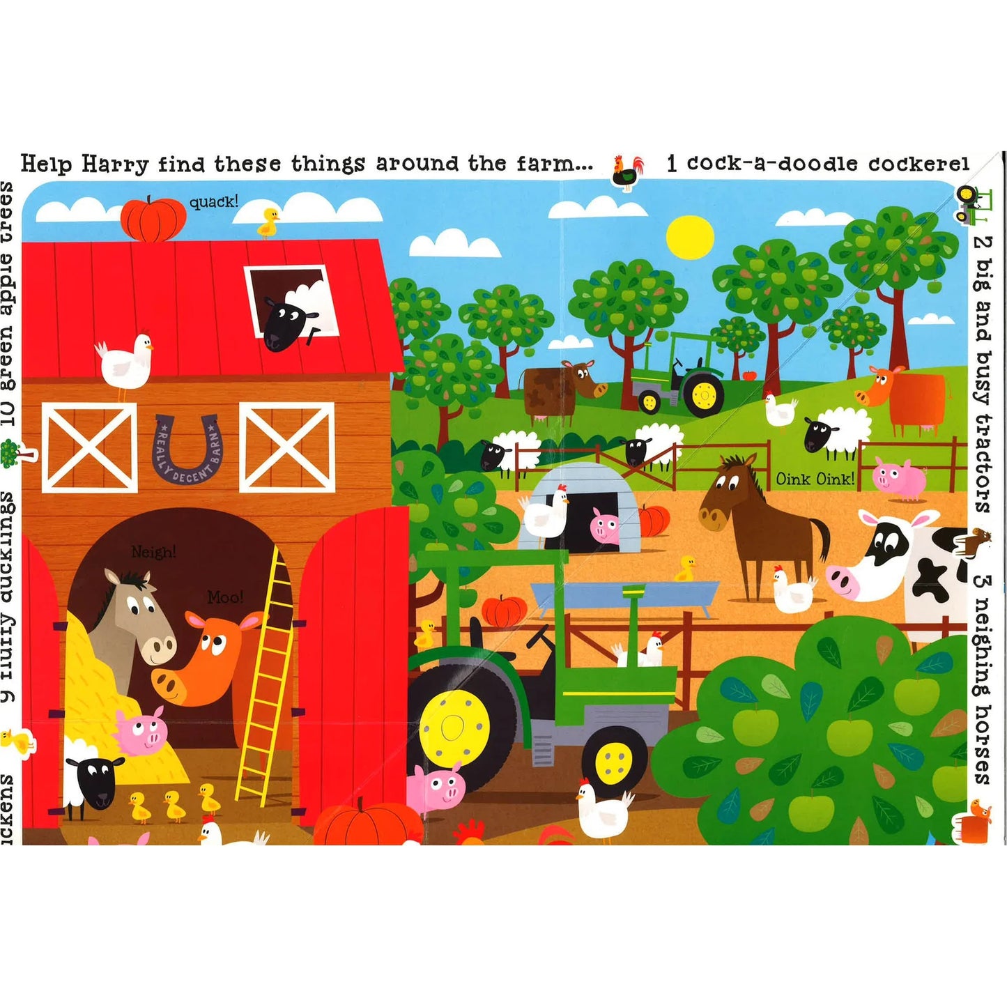 Fold and Find Animal Tracker Board Book 動物找找看紙板書 摺疊超大場景