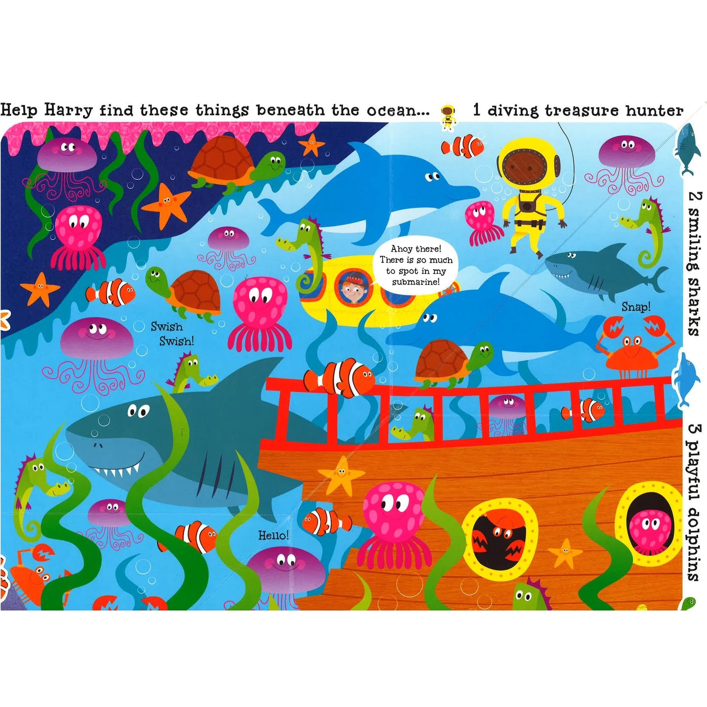 Fold and Find Animal Tracker Board Book 動物找找看紙板書 摺疊超大場景