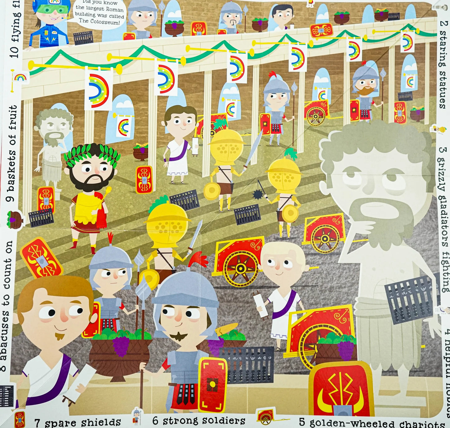 Find Time Traveller! Big Folding Book Hardcover 找找看時光旅行大發現-摺疊硬皮書