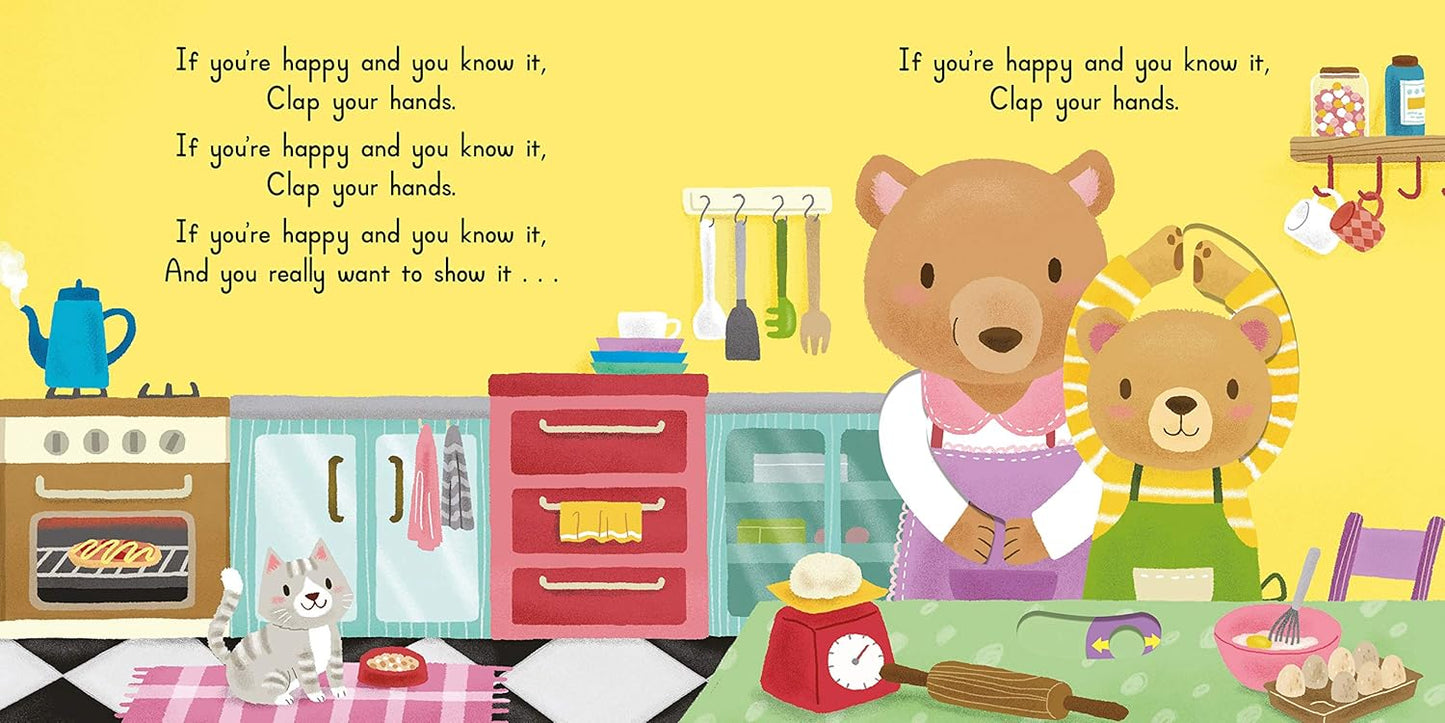 Sing Along With Me! If You're Happy and You Know It (Board book with QR Code) 硬頁遊戲書 附故事音檔