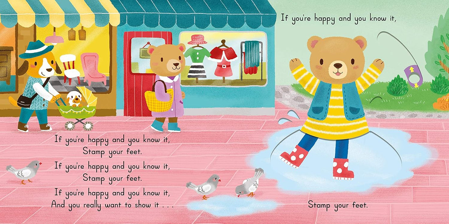 Sing Along With Me! If You're Happy and You Know It (Board book with QR Code) 硬頁遊戲書 附故事音檔