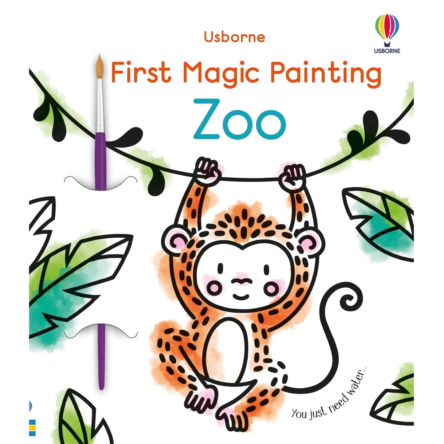Usborne First Magic Painting Zoo 我的第一本神奇水畫書：動物園