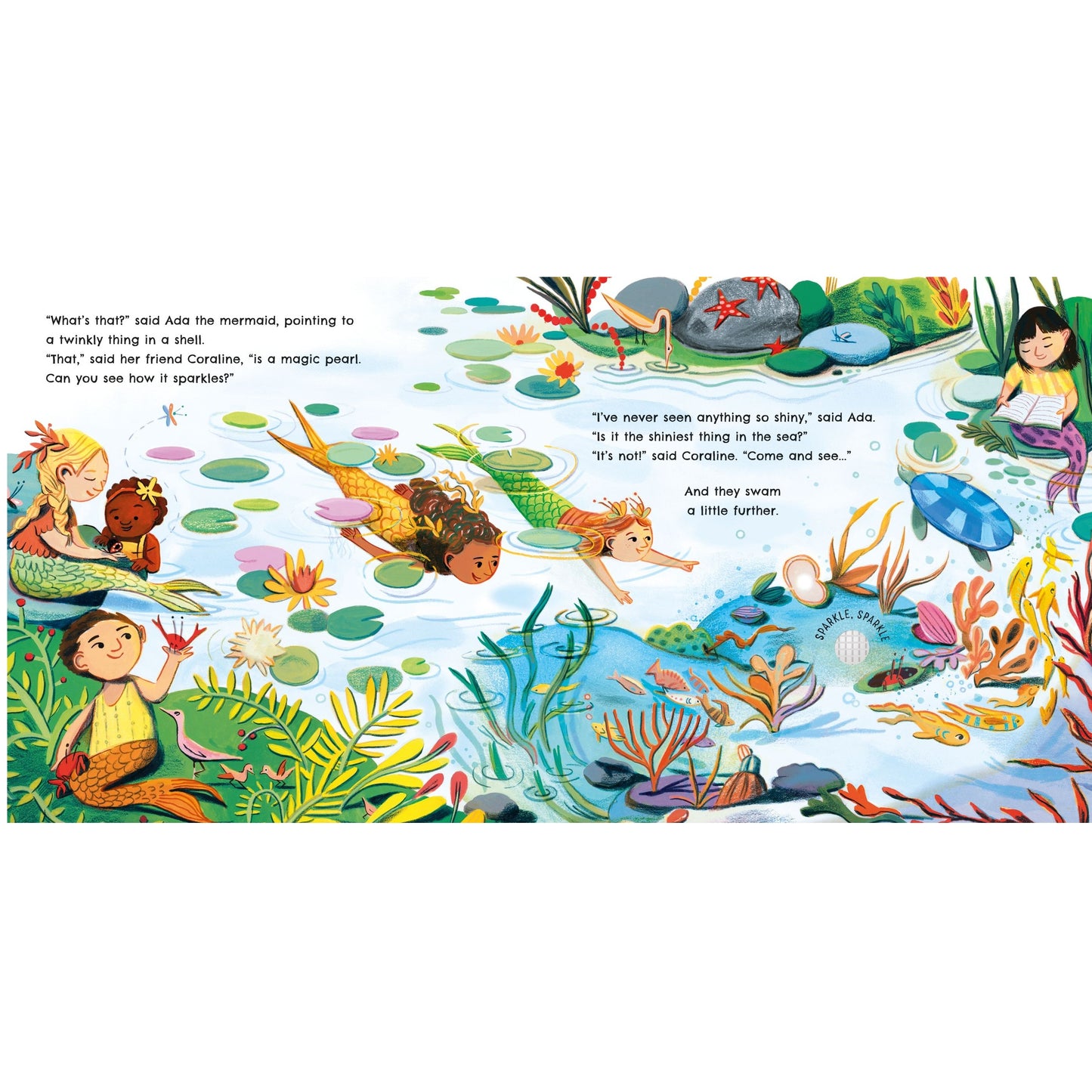 Usborne Lights and Sounds Mermaids Sound Book 美人魚發光與發聲書