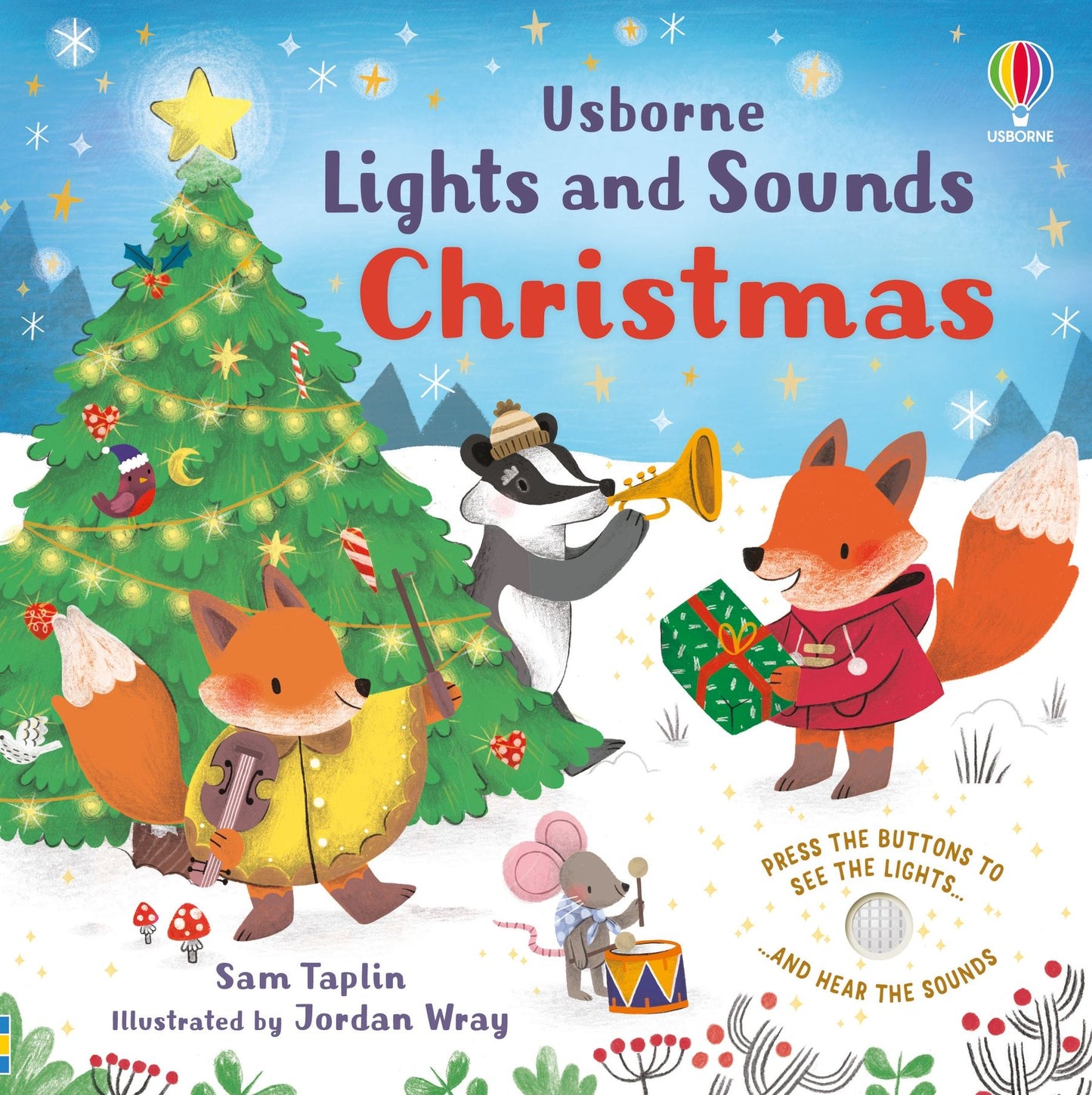 Usborne Lights and Sounds Christmas Sound Book 聖誕節發光與發聲書