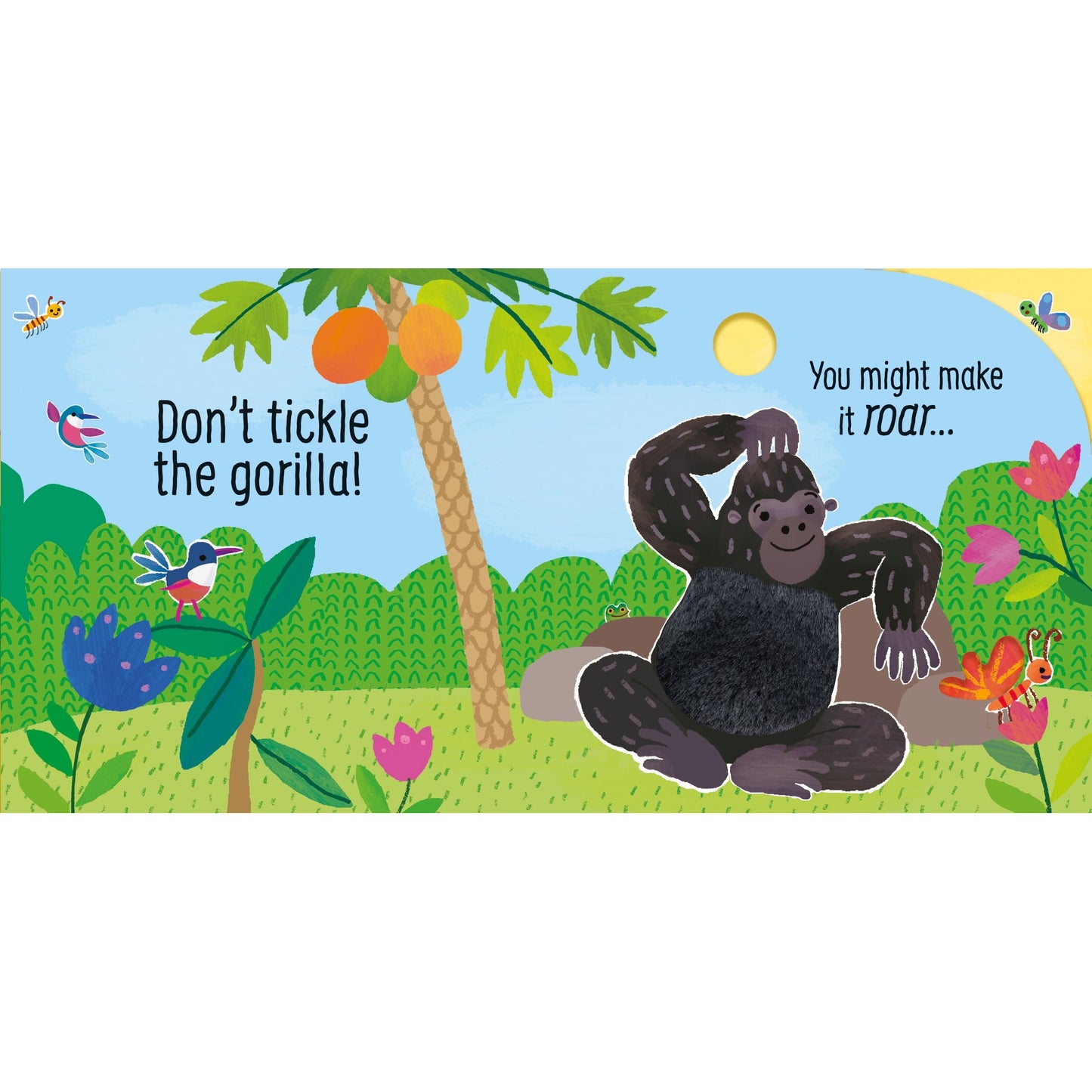 Usborne Don't Tickle the Gorilla! Touchy-Feely Sound Book 猩猩搔搔癢！絨毛觸摸發聲書