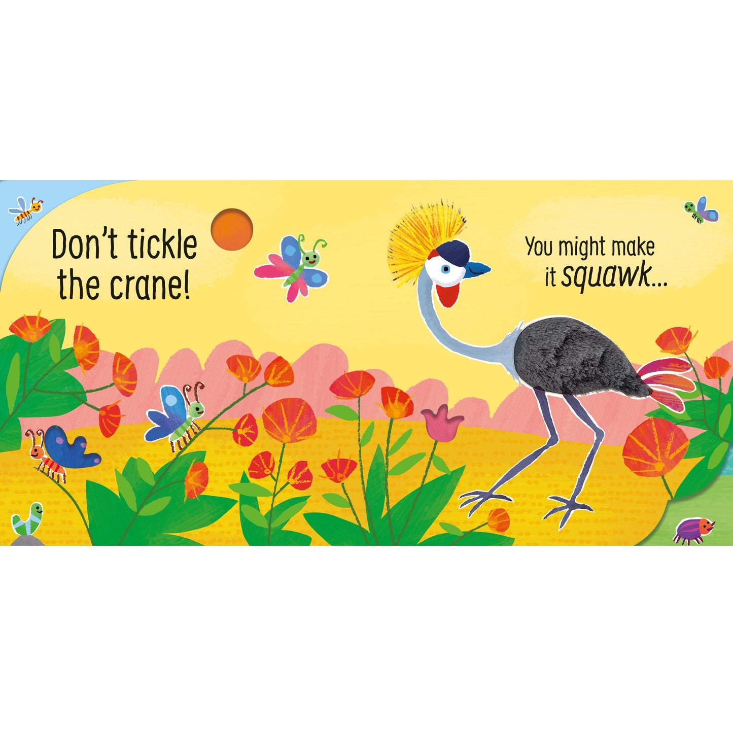 Usborne Don't Tickle the Gorilla! Touchy-Feely Sound Book 猩猩搔搔癢！絨毛觸摸發聲書