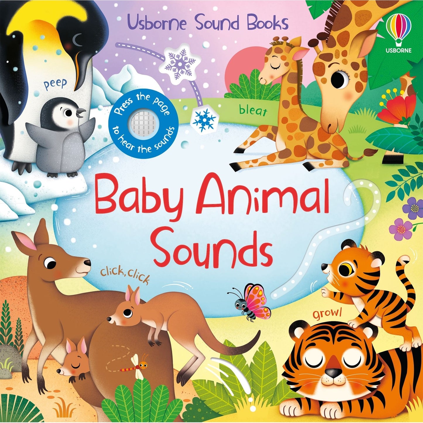 Usborne Baby Animal Sound Book 動物寶寶觸摸發聲書