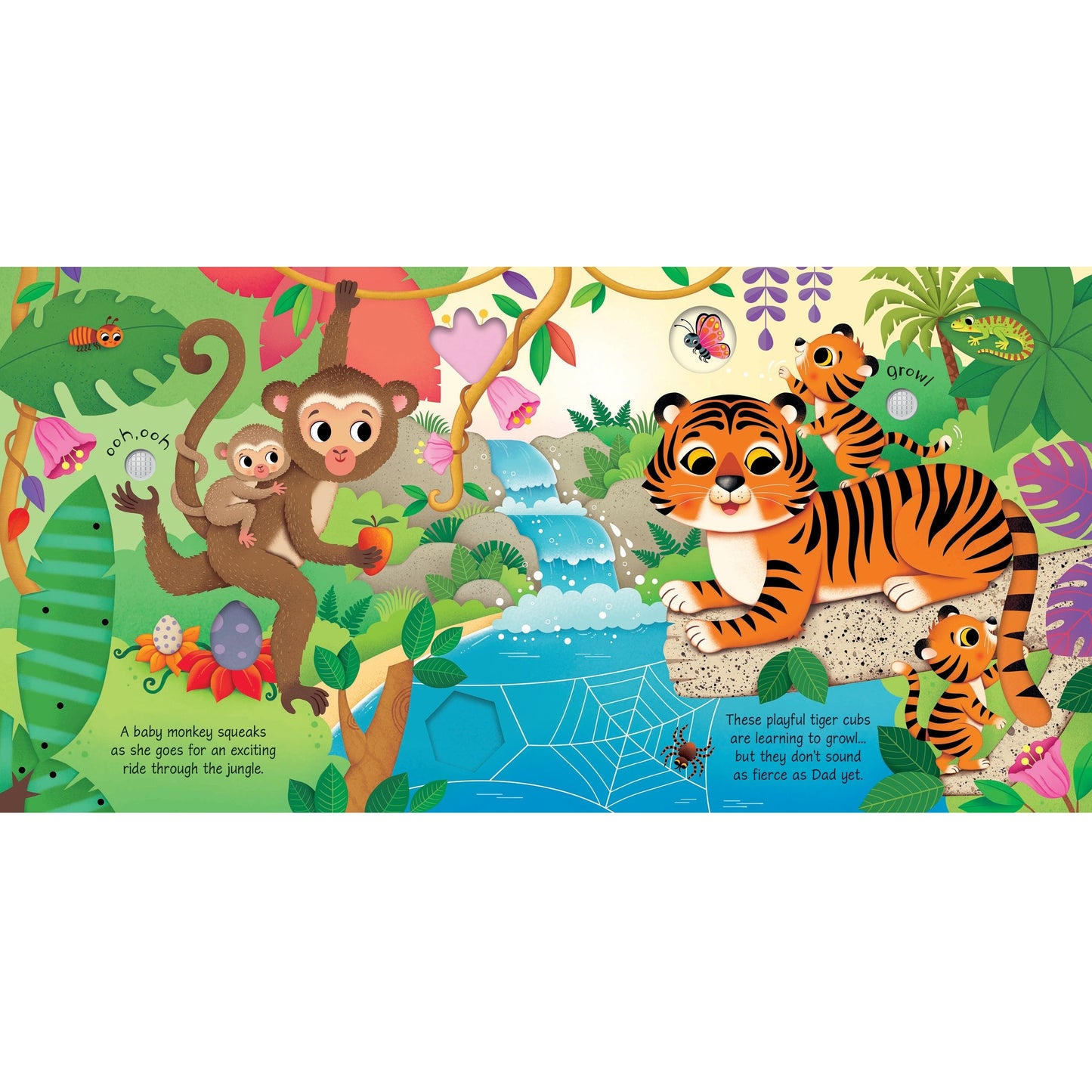 Usborne Baby Animal Sound Book 動物寶寶觸摸發聲書