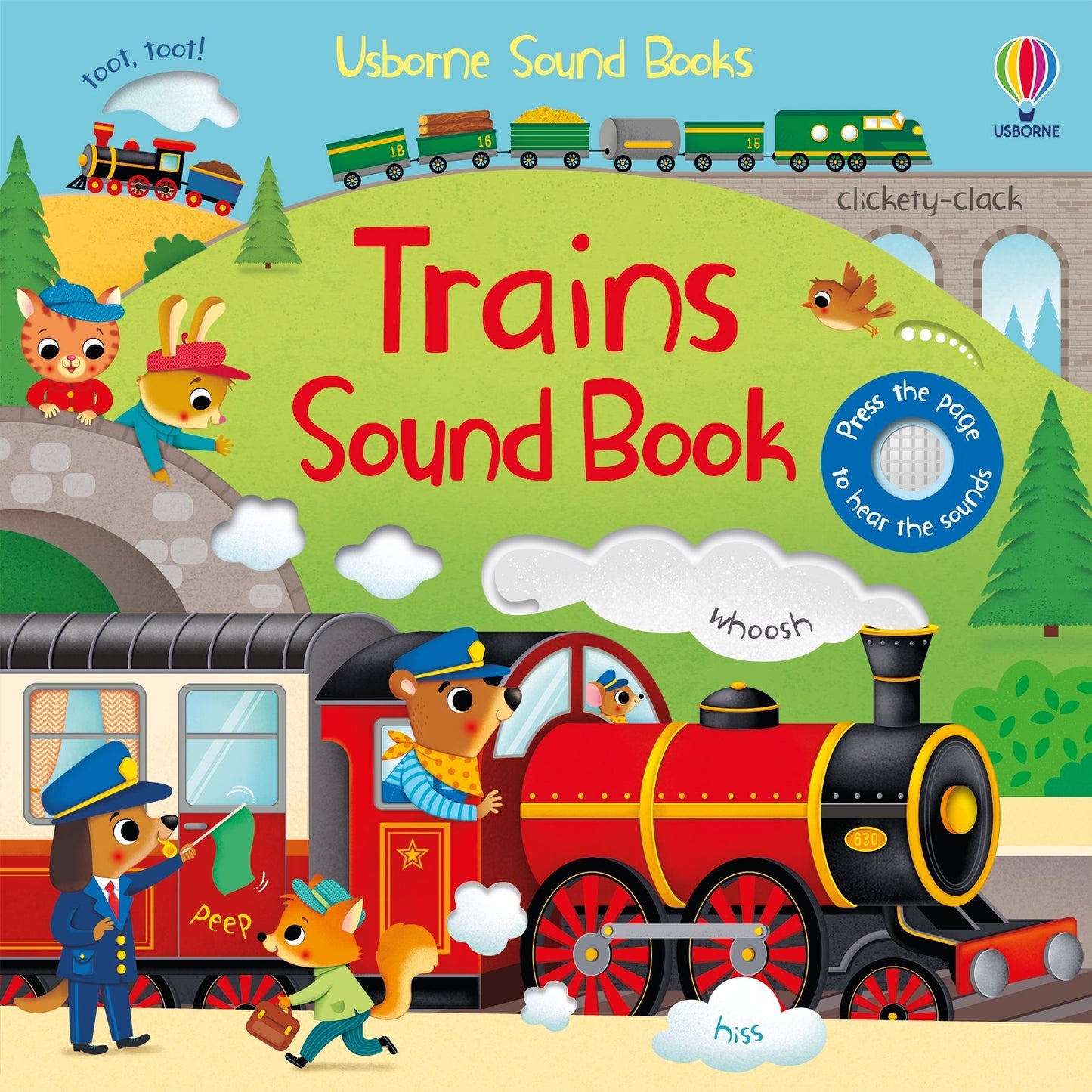 Usborne Trains Sound Book 火車觸摸發聲書