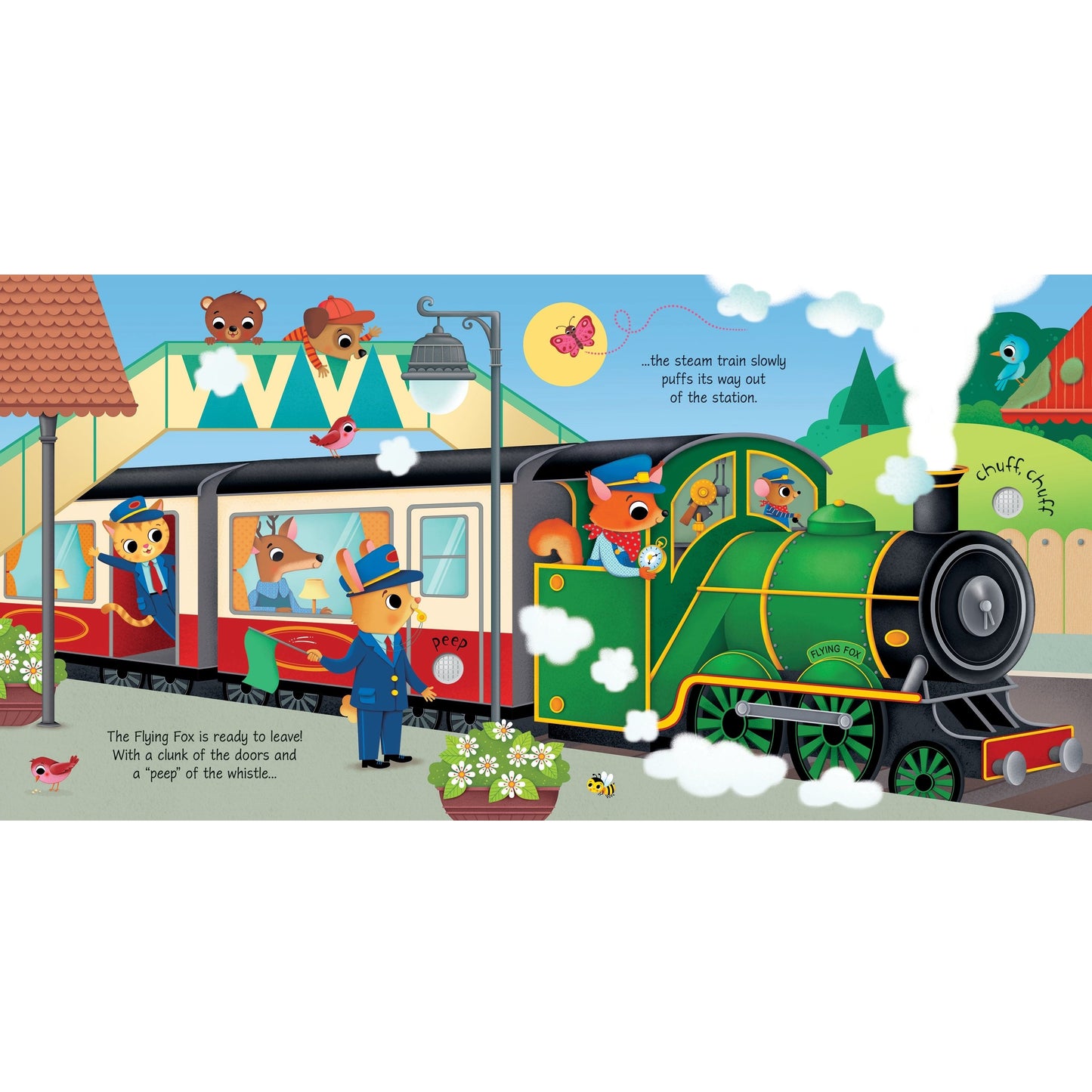 Usborne Trains Sound Book 火車觸摸發聲書