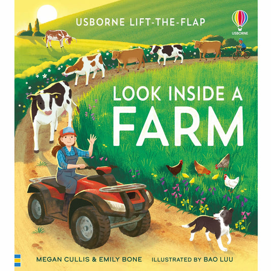 Usborne Look Inside a Farm with QuickLink Learning 農場 揭秘系列翻翻書 配有 快速學習連結