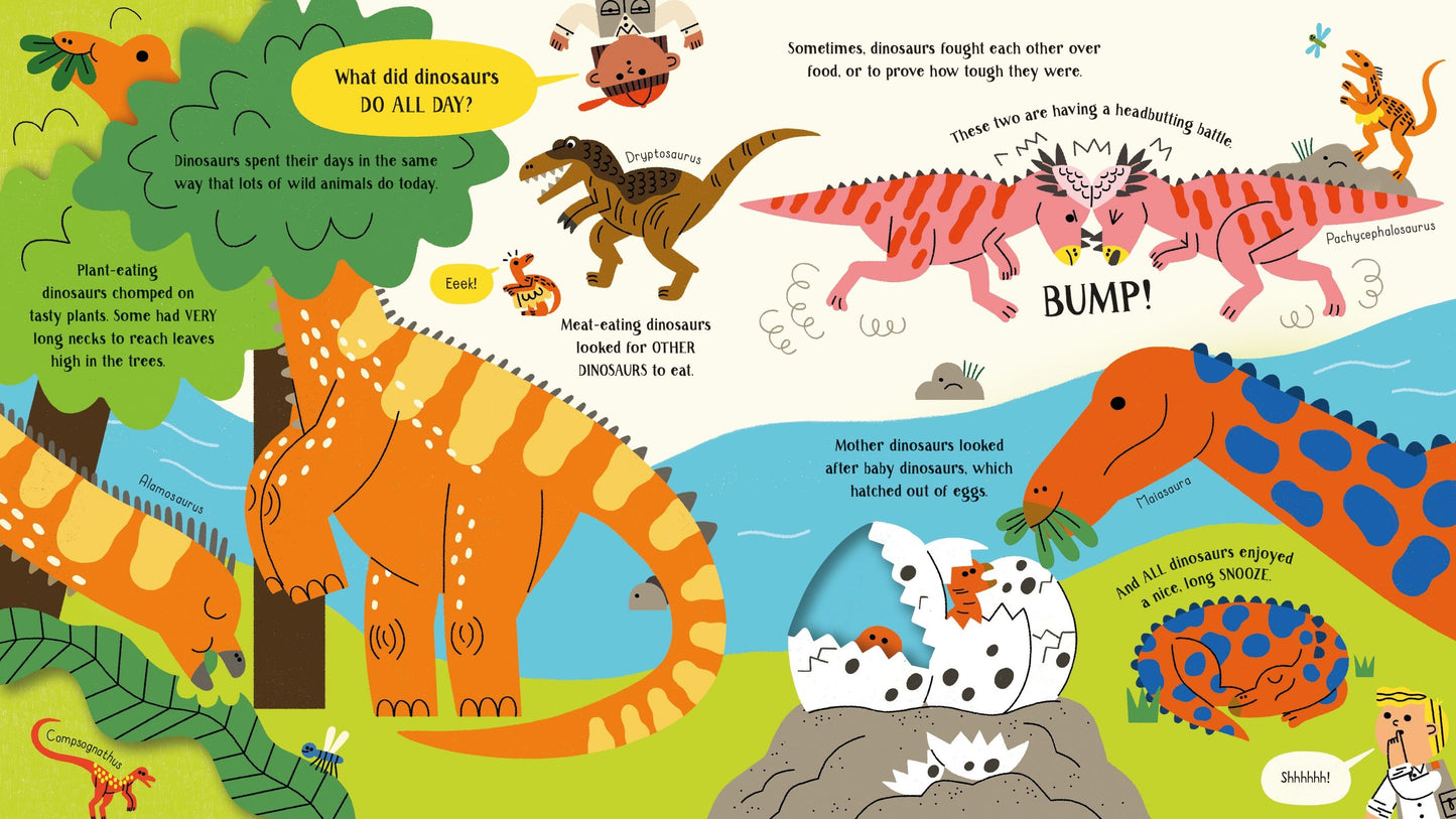 Usborne Step Inside Science Dinosaurs 走進科學系列 恐龍