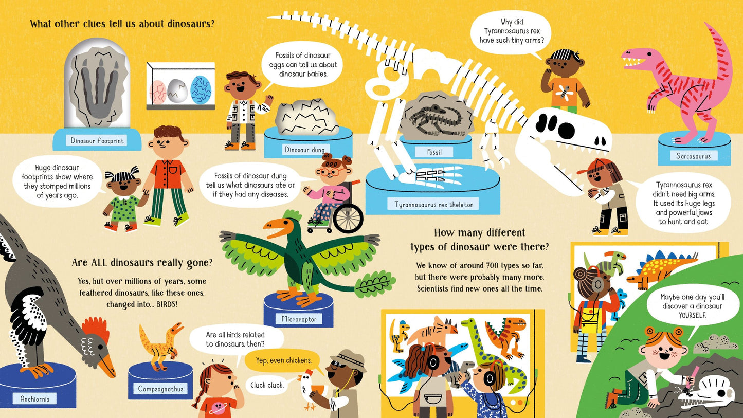 Usborne Step Inside Science Dinosaurs 走進科學系列 恐龍 – MY SCHOOL BUS