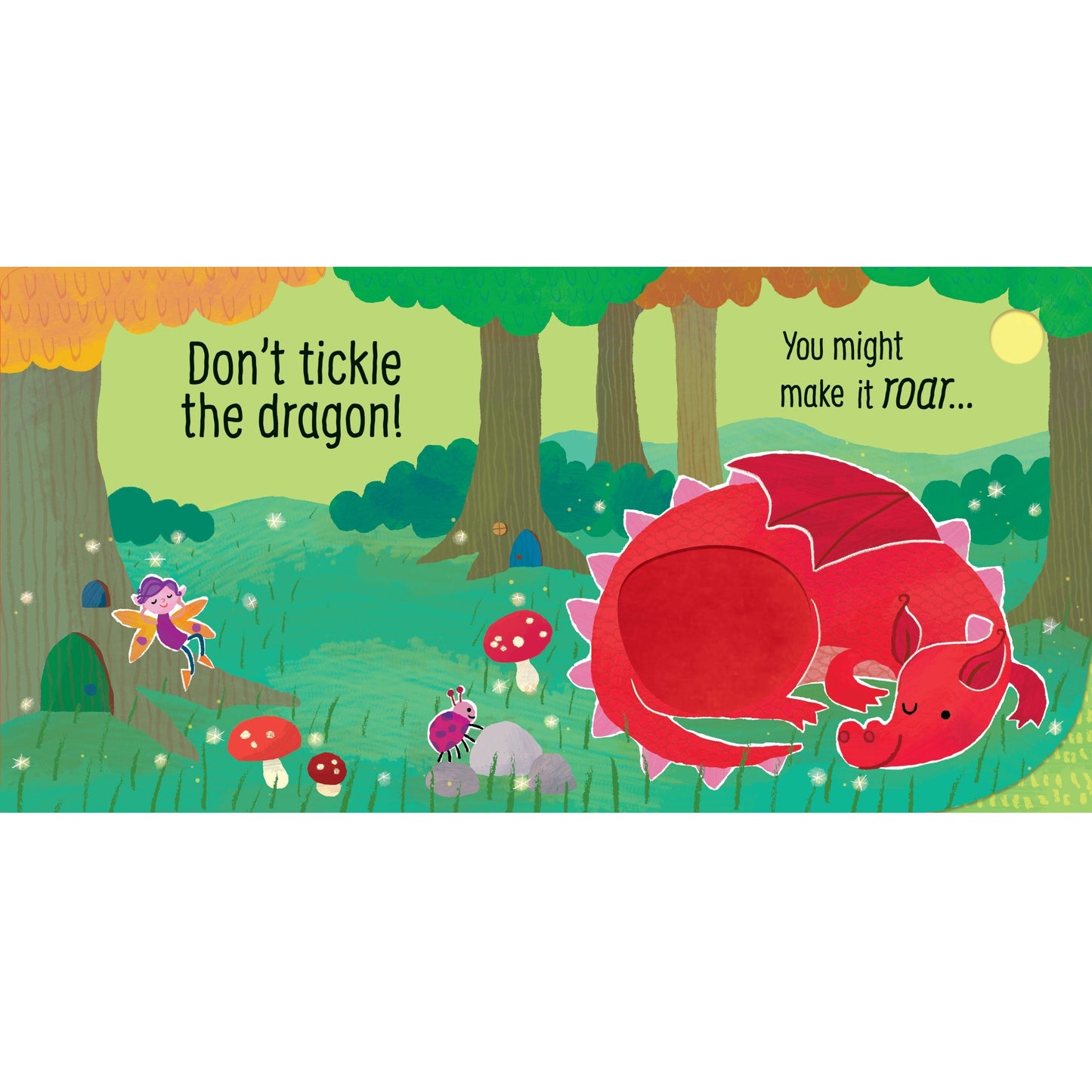 Usborne Don't Tickle the Dragon! Touchy-Feely Sound Book 飛龍搔搔癢！絨毛觸摸發聲書
