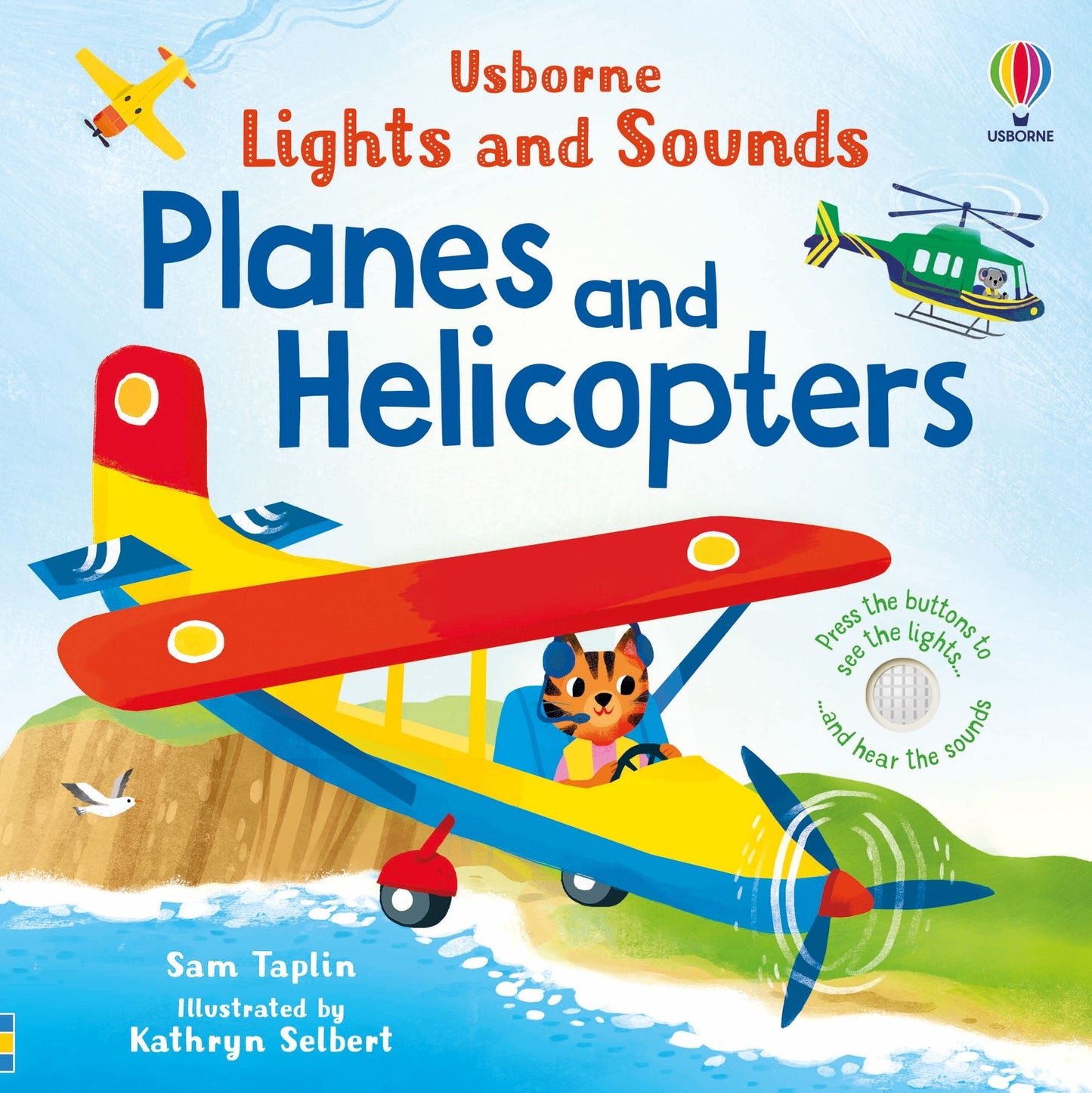 Usborne Lights and Sounds Planes and Helicopters Sound Book 飛機和直升機發光與發聲書