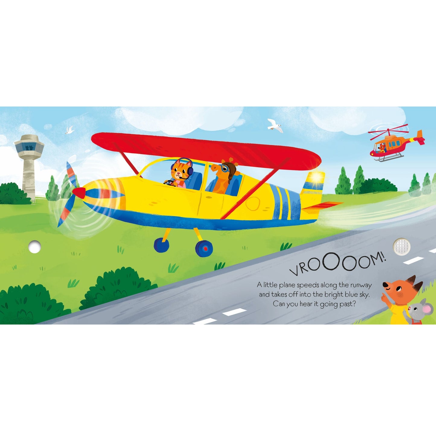 Usborne Lights and Sounds Planes and Helicopters Sound Book 飛機和直升機發光與發聲書