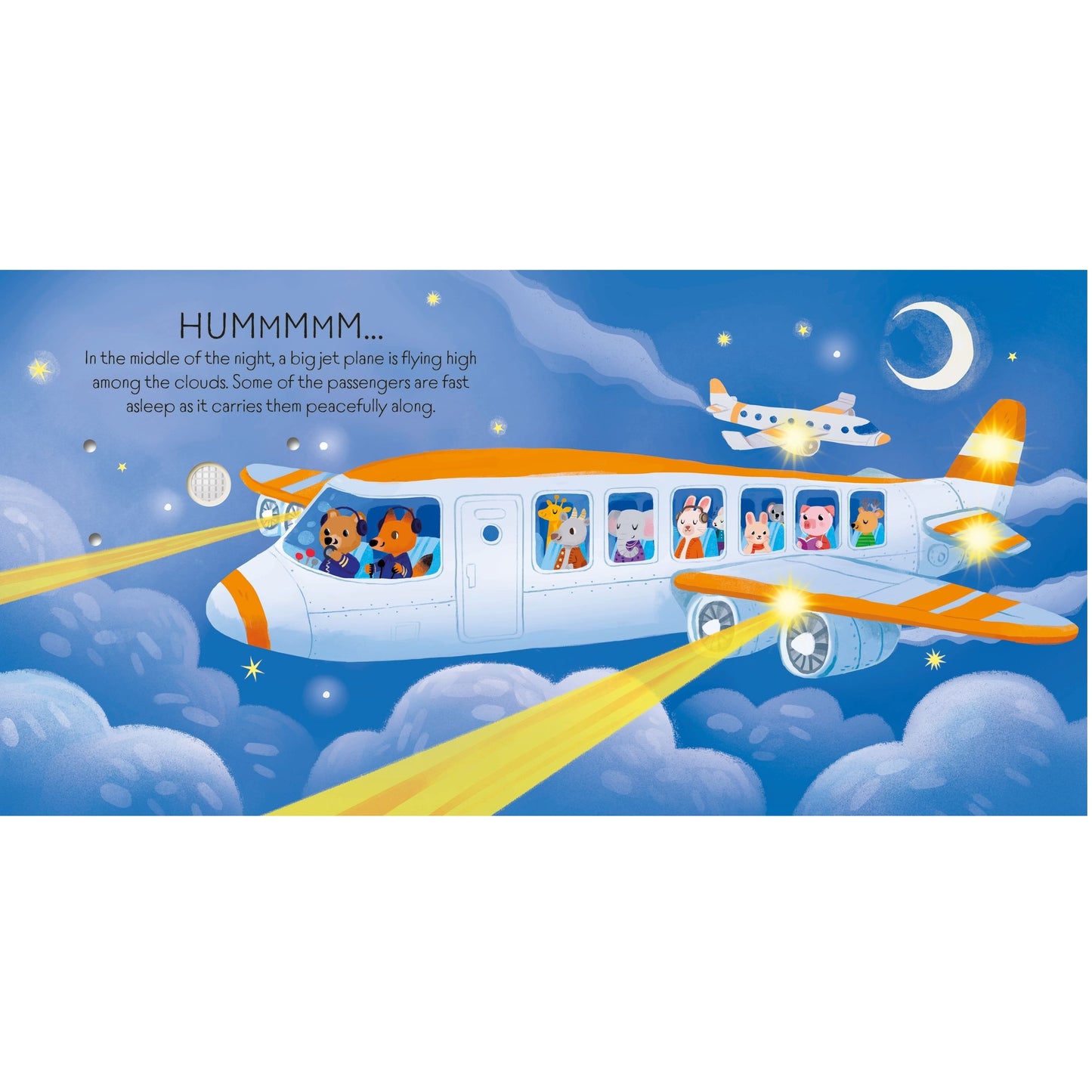 Usborne Lights and Sounds Planes and Helicopters Sound Book 飛機和直升機發光與發聲書
