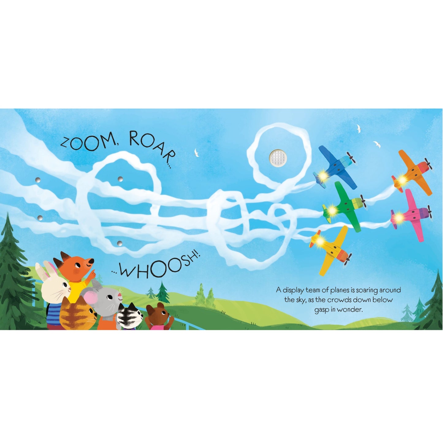 Usborne Lights and Sounds Planes and Helicopters Sound Book 飛機和直升機發光與發聲書