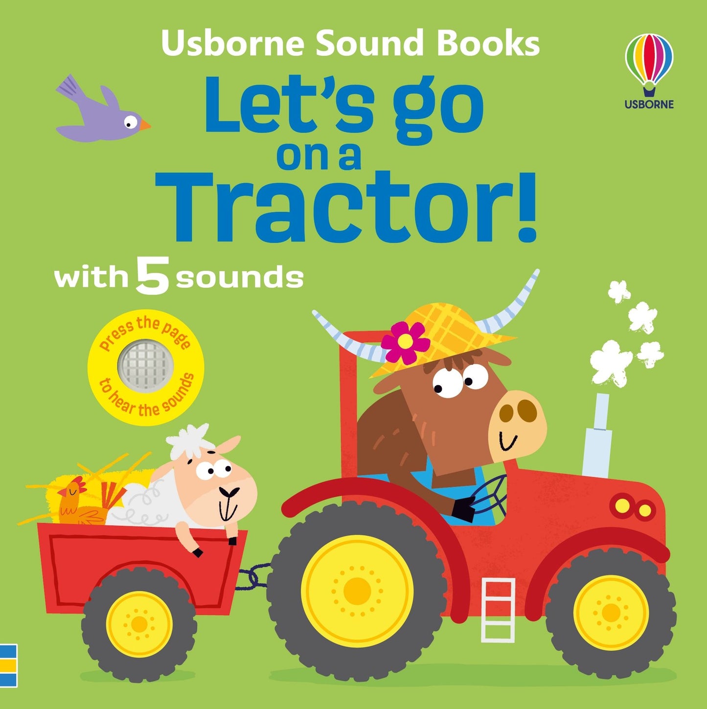 Usborne Let's go on a Tractor!  一起開拖拉機觸摸發聲書
