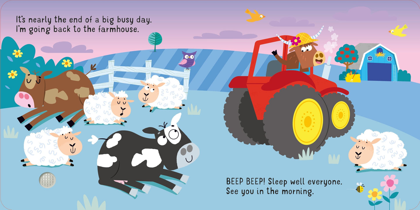 Usborne Let's go on a Tractor!  一起開拖拉機觸摸發聲書