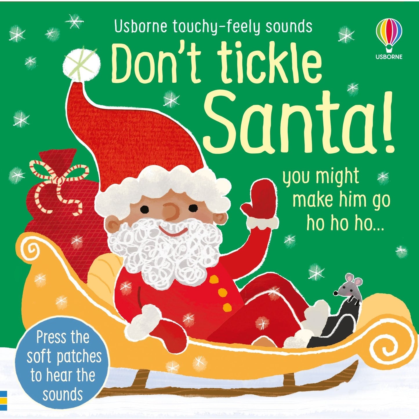 Usborne Don't Tickle Santa! Touchy-Feely Sound Book 聖誕老人搔搔癢！絨毛觸摸發聲書