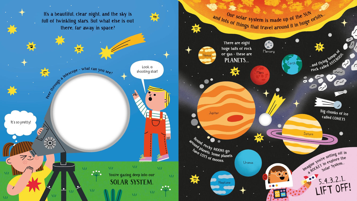 Usborne Step Inside Science The Solar System with Quicklink Learning 走進科學小機關書 - 太陽系 配有快速學習連結：