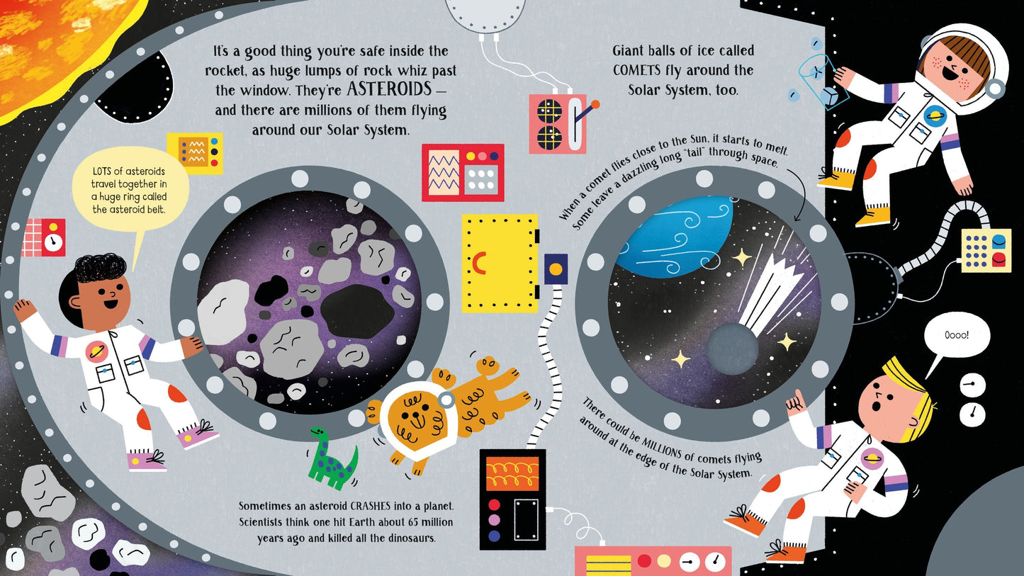 Usborne Step Inside Science The Solar System with Quicklink Learning 走進科學小機關書 - 太陽系 配有快速學習連結：