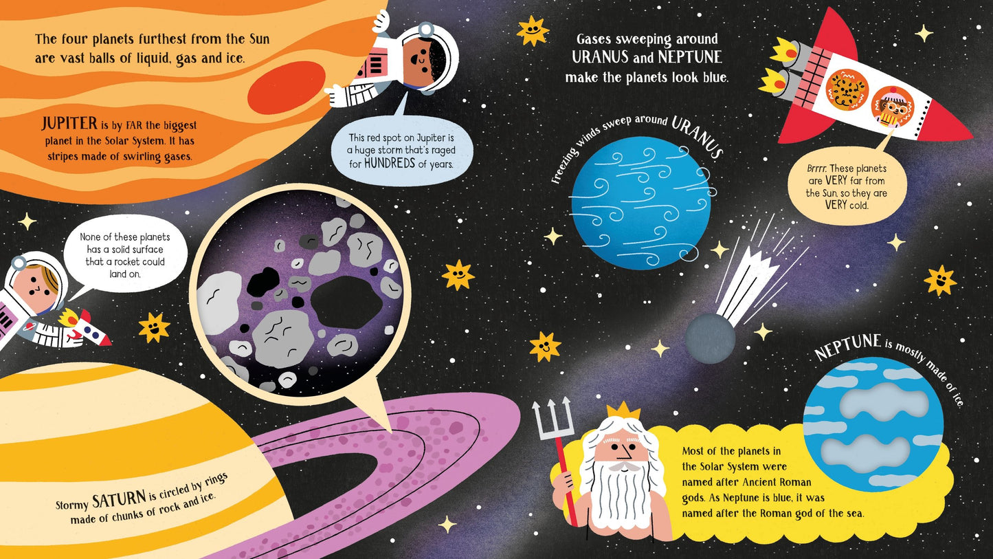 Usborne Step Inside Science The Solar System with Quicklink Learning 走進科學小機關書 - 太陽系 配有快速學習連結：