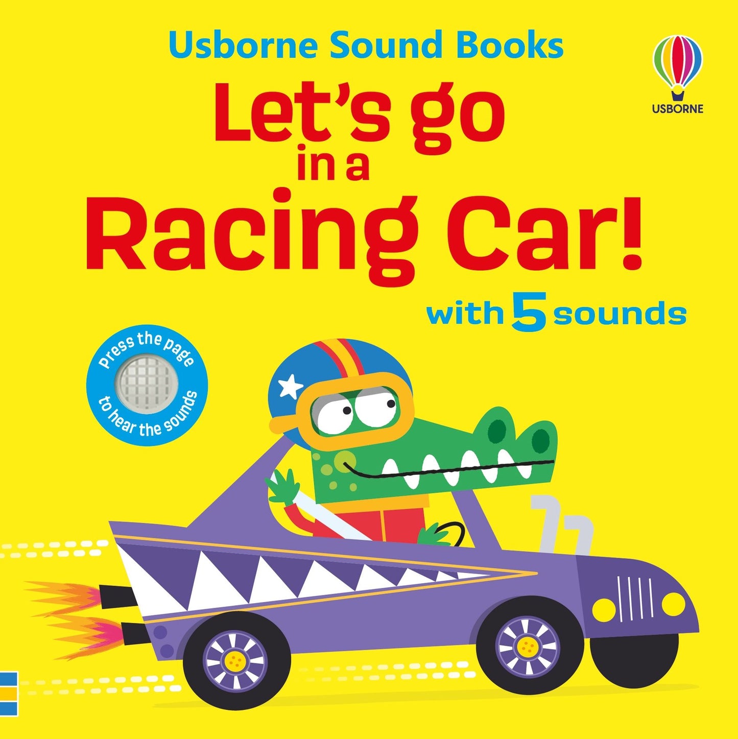 Usborne Let's go on a Racing Car!  一起開賽車觸摸發聲書