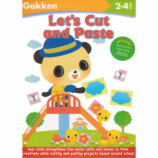 Gakken Let's Cut and Paste Age 2-4