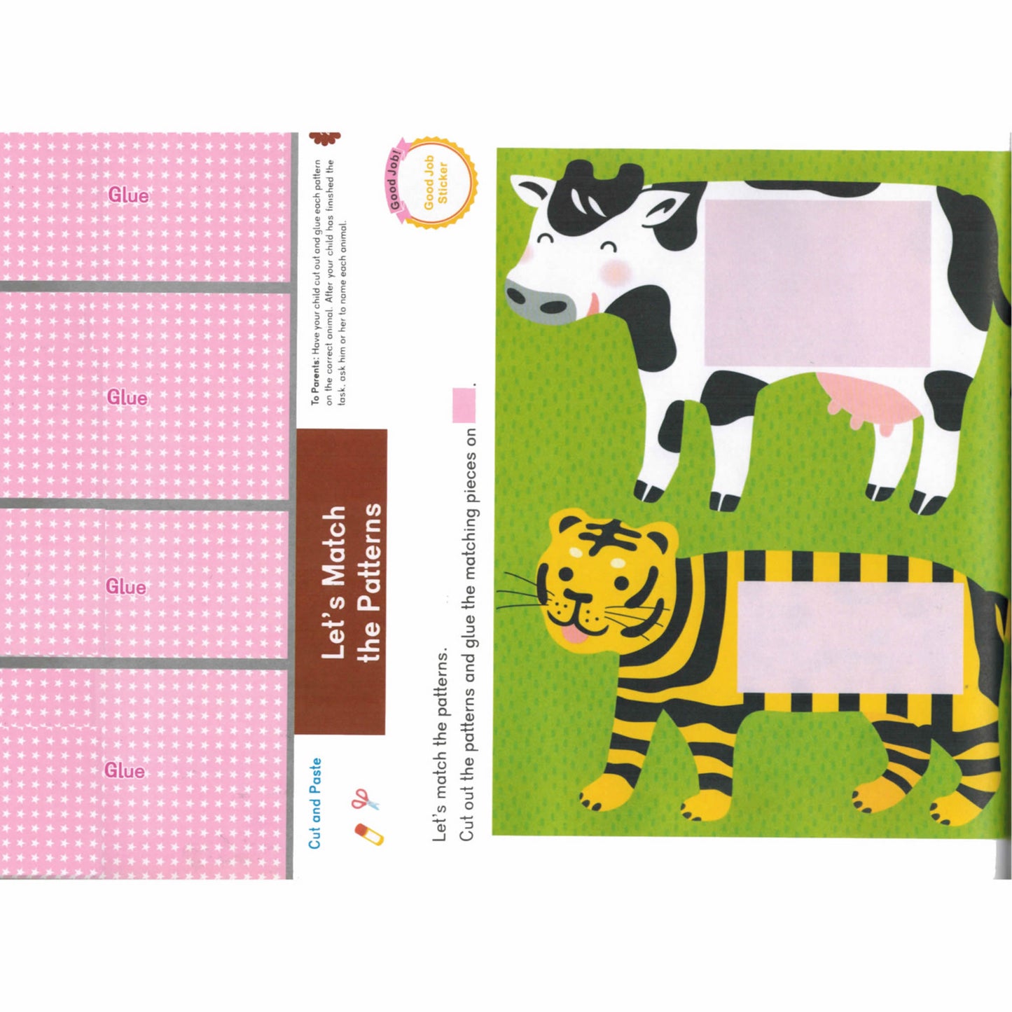 Gakken Let's Cut and Paste Age 2-4