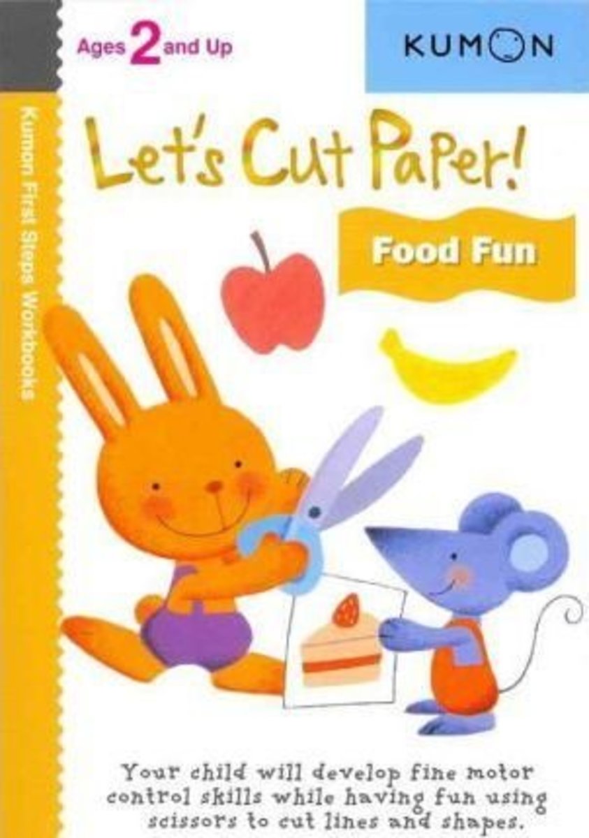 Kumon Let's Cut Paper! Food Fun Age 2+ Let's Cut Paper! Food Fun 2 歲以上