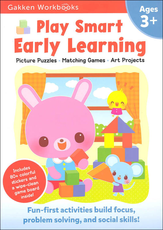 Gakken Play Smart Early Learning Age 3+ Workbook