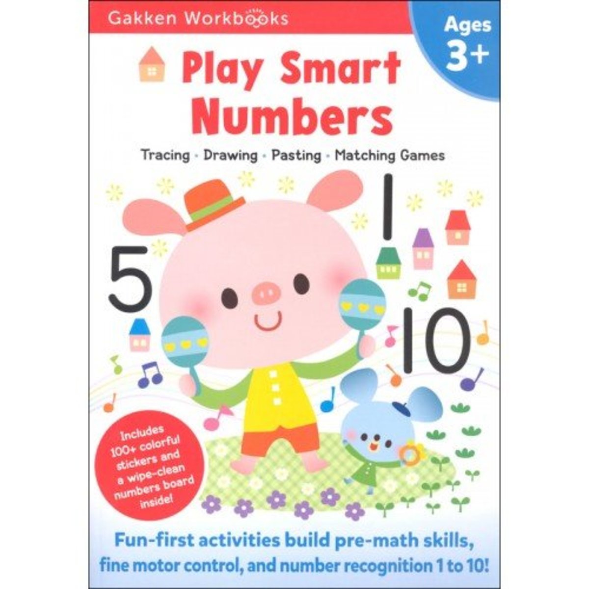 Gakken Workbooks Play Smart Numbers Age 3+ 學研練習冊 數字3歲+