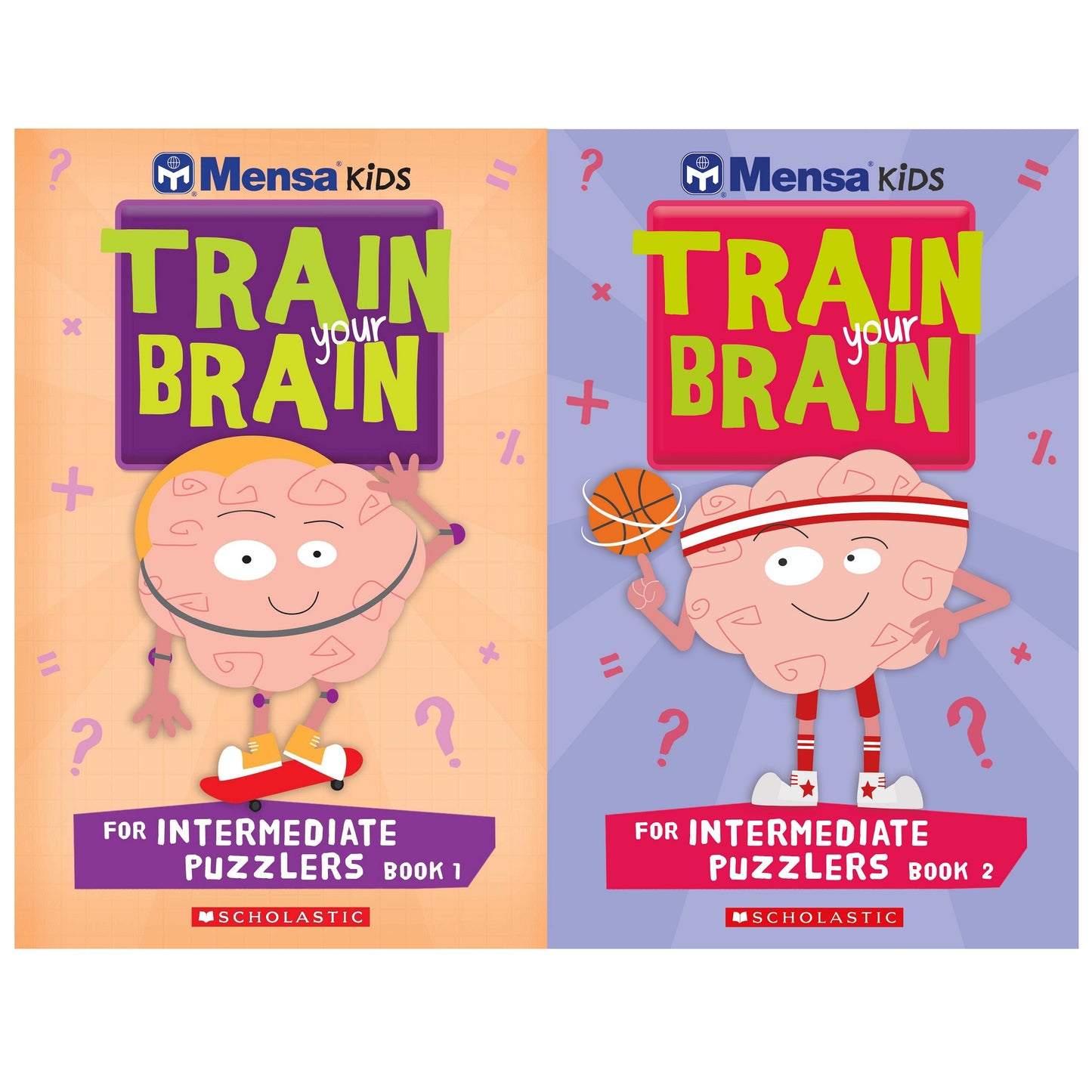 Scholastic Mensa Train Your Brain Puzzle Books 門薩鍛鍊大腦解謎系列