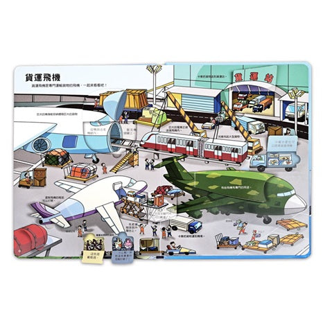 揭秘機場-趣味科學知識翻翻書